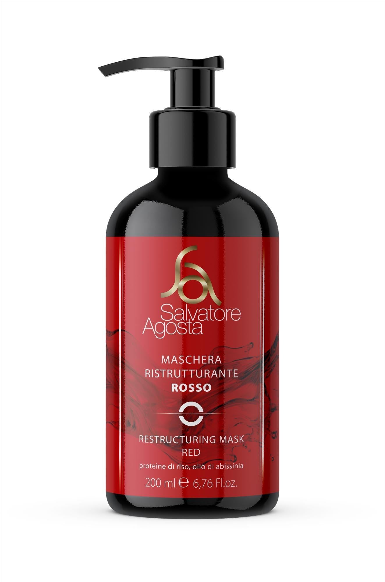 Maschera ristrutturante rosso